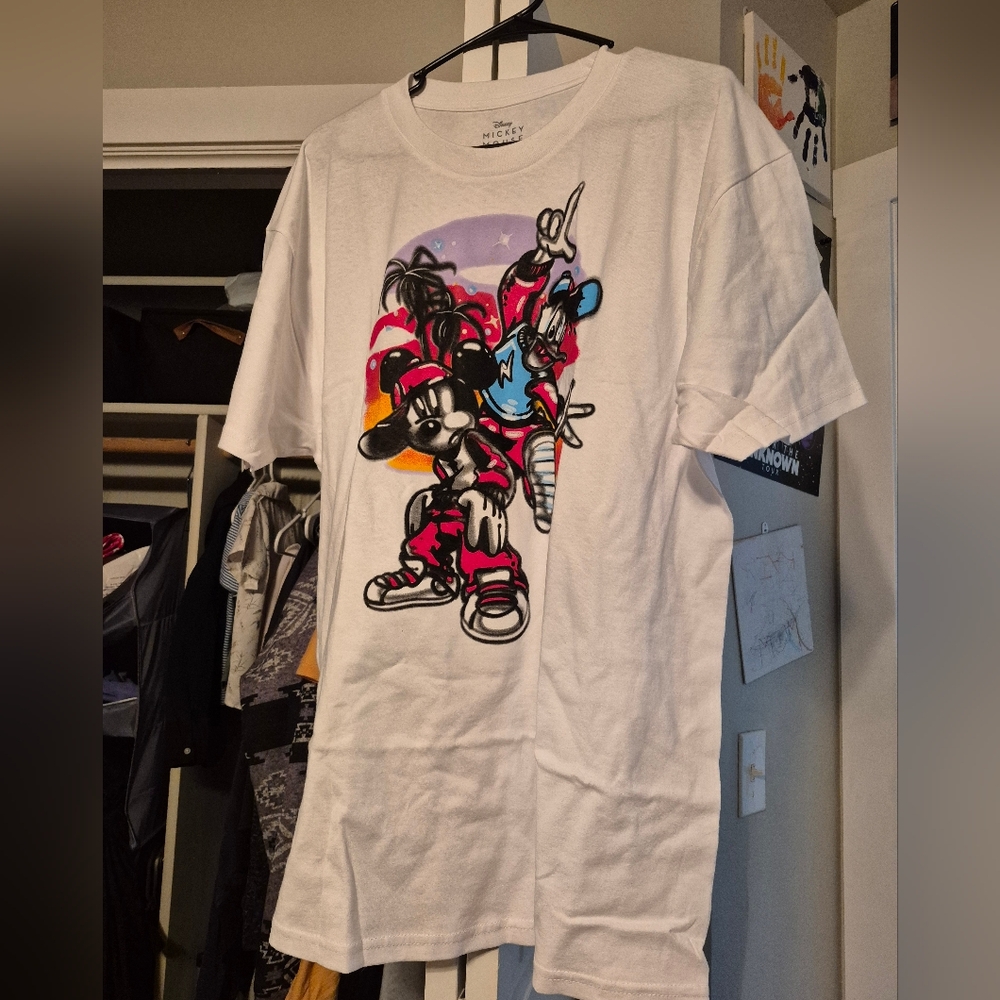 Disney White Mickey Mouse T-Shirt